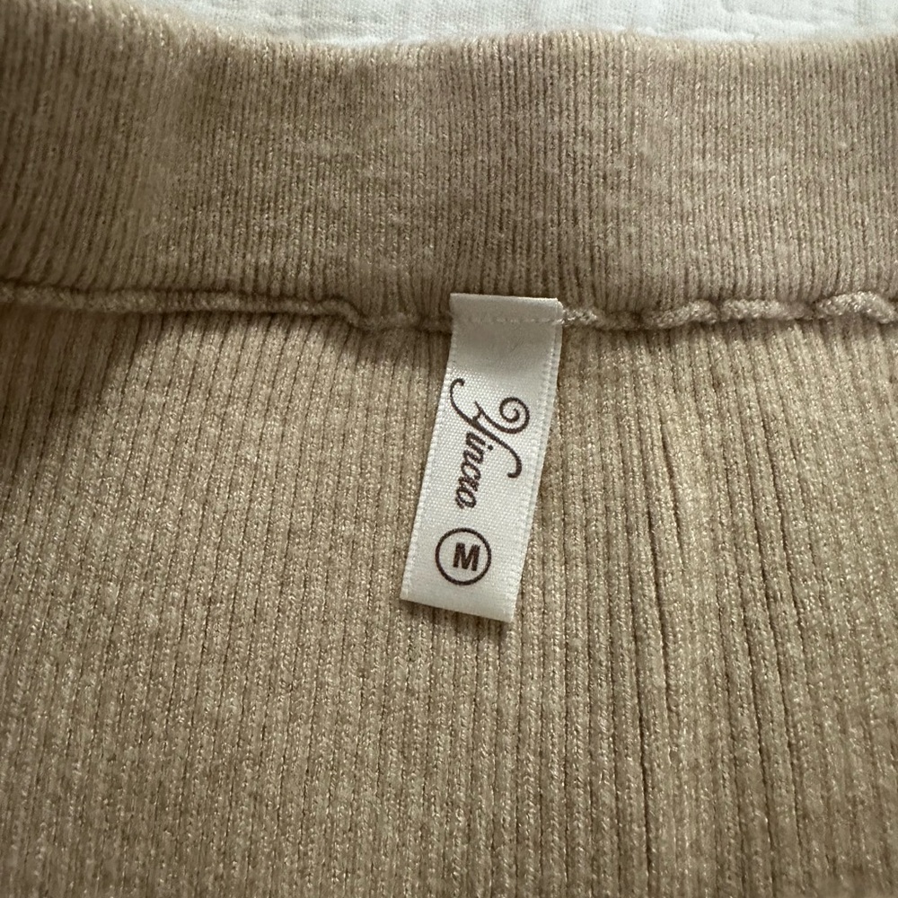 Kinca Tan Ribbed Sweater - Picture 3 of 3